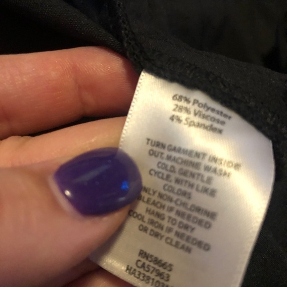 Halogen Taylor Curvy Fit Navy Midnight Women’s Plus Size Dress Pants - Picture 5 of 7
